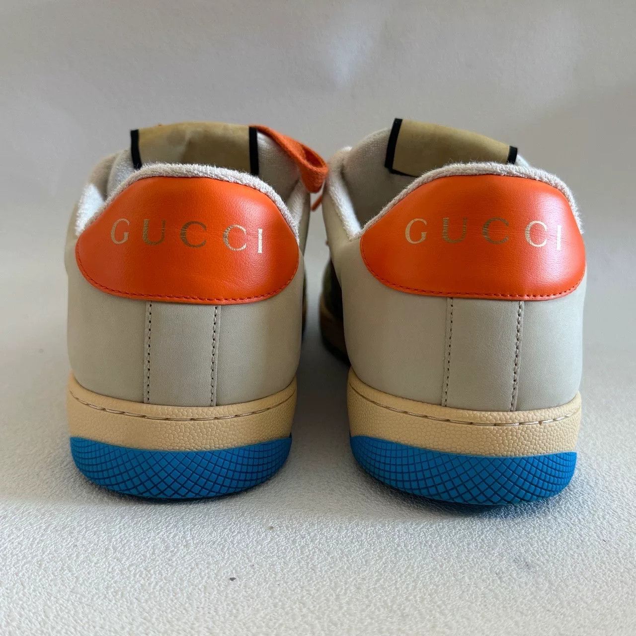 Gucci gucci screener leather low-top sneakers for men Size US 9 / EU 42 - 4 Thumbnail