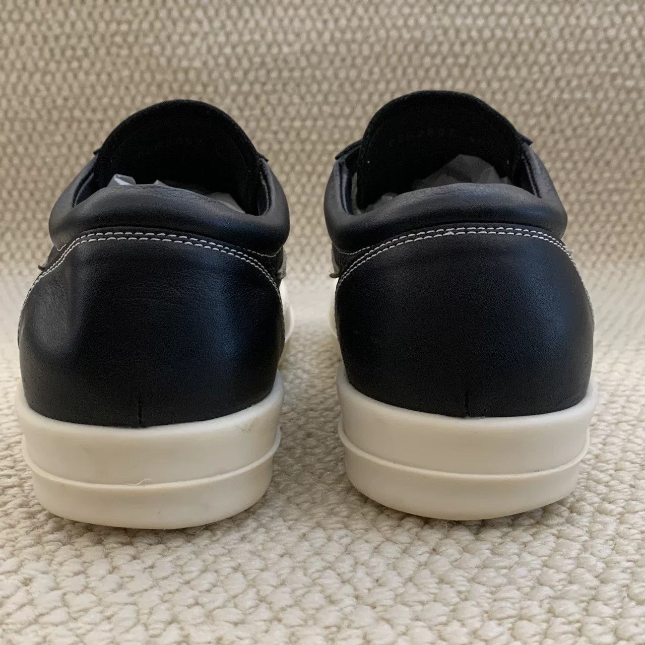 Rick Owens rick owens low-top fashion sneakers in black Size US 8.5 / EU 41-42 - 4 Thumbnail