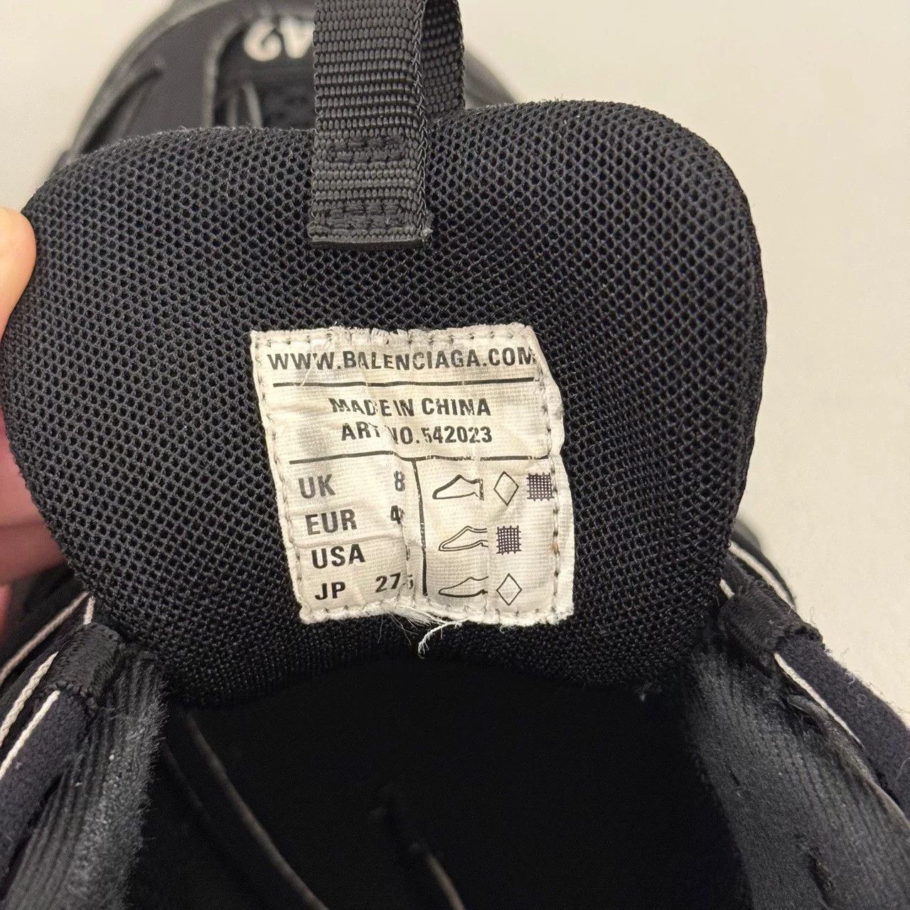 Balenciaga balenciaga track 1.0 black sneakers for men Size US 9 / EU 42 - 5 Thumbnail