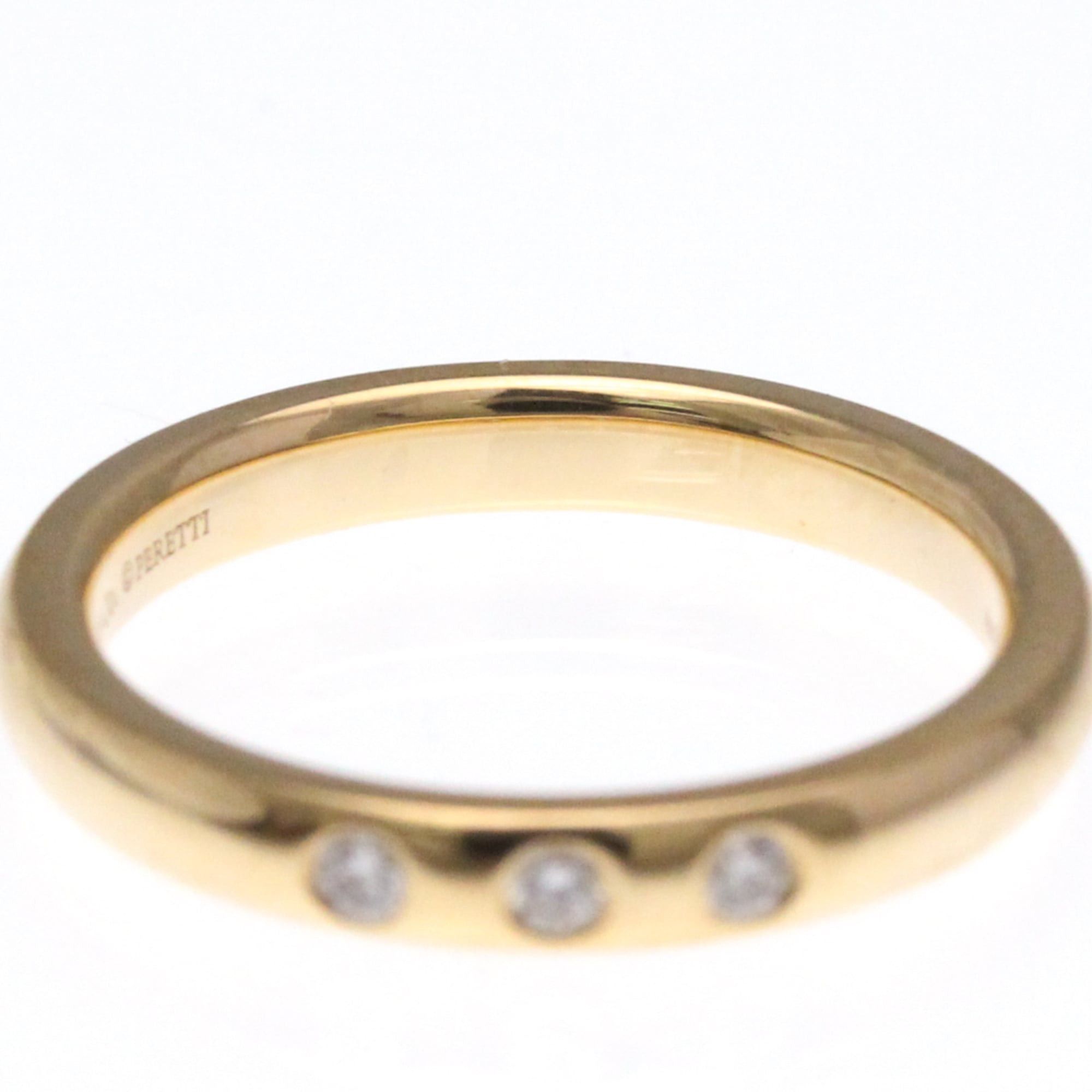 Tiffany & Co. Tiffany Stacking Band 3P Diamond Ring Pink Gold (18K) Fashion Diamond Band Ring Pink Gold Size ONE SIZE - 4 Thumbnail