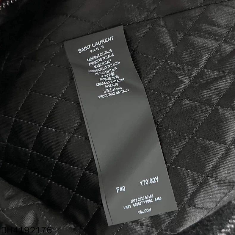 Saint Laurent Paris Saint Laurent Paris Check Zip Jacket Size US S / EU 44-46 / 1 - 4 Thumbnail