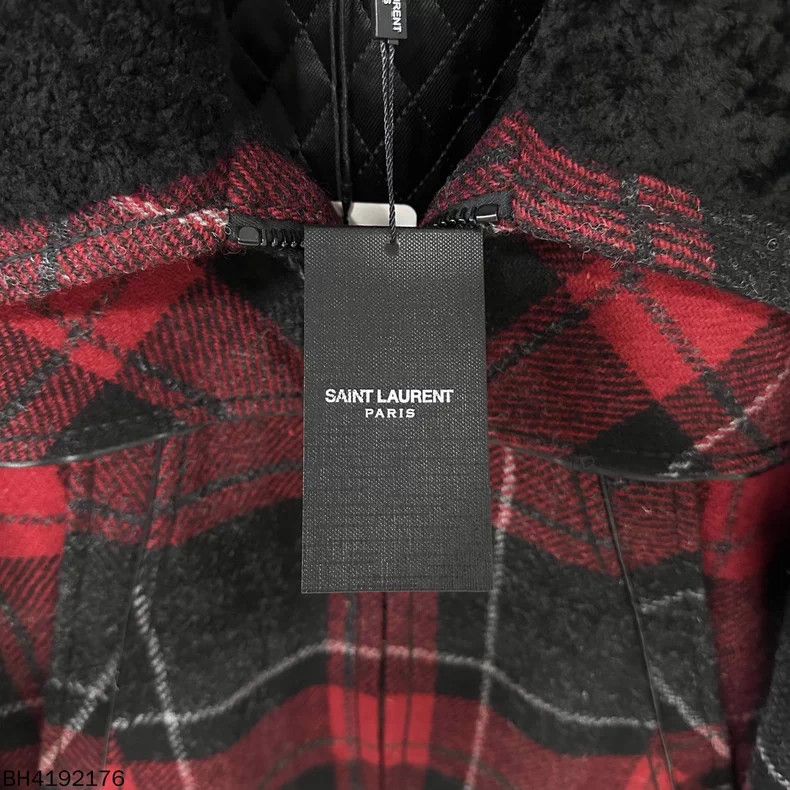 Saint Laurent Paris Saint Laurent Paris Check Zip Jacket Size US S / EU 44-46 / 1 - 6 Thumbnail