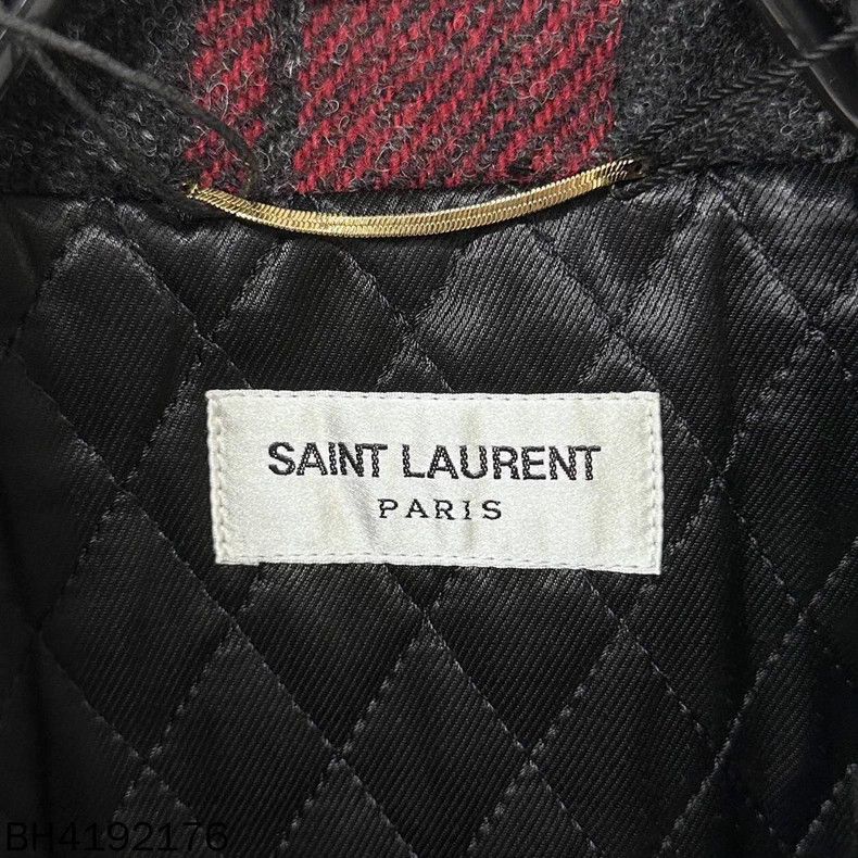Saint Laurent Paris Saint Laurent Paris Check Zip Jacket Size US S / EU 44-46 / 1 - 5 Thumbnail