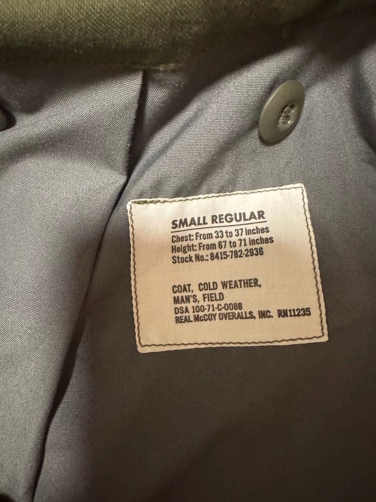 The Real McCoy's The Real McCoy's RM M65 Field Jacket Size US S / EU 44-46 / 1 - 7 Thumbnail