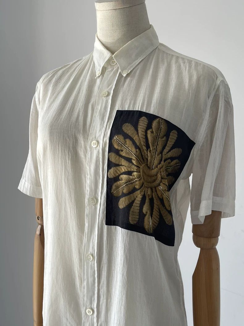 Dries Van Noten Dries Van Noten 14ss Floral Short Sleeve Shirt Size US M / EU 48-50 / 2 - 5 Thumbnail