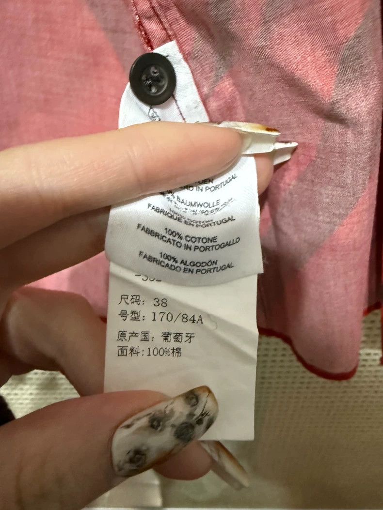 Yohji Yamamoto DVN Red Button-Up Shirt Size 38 Size US S / EU 44-46 / 1 - 3 Thumbnail