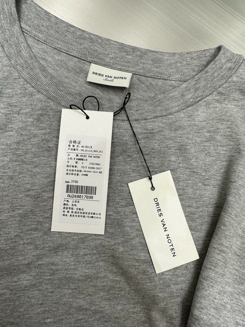 Dries Van Noten Dries Van Noten Long Sleeve T-shirt S Size US S / EU 44-46 / 1 - 4 Thumbnail