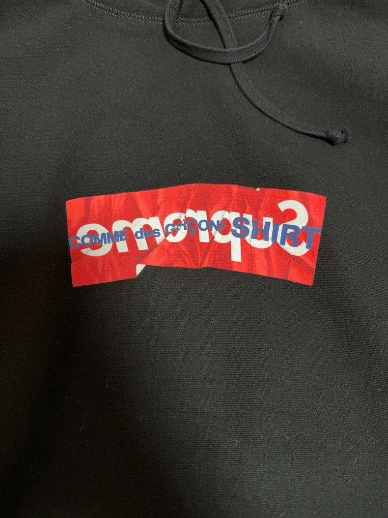 Comme des Garcons Supreme x CDG Pleated Hoodie Size US L / EU 52-54 / 3 - 7 Thumbnail