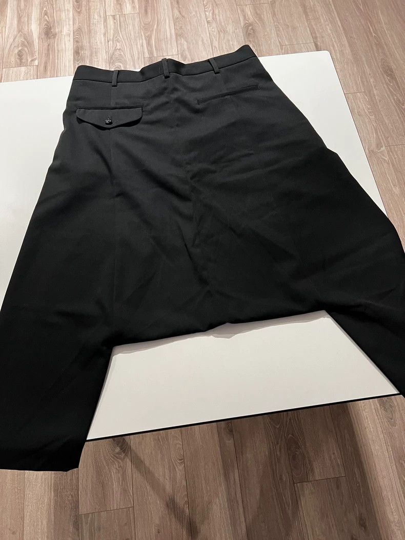 Comme des Garcons Comme des Garcons Wool Dropped-Crotch Pants S Size US 32 / EU 48 - 2 Thumbnail