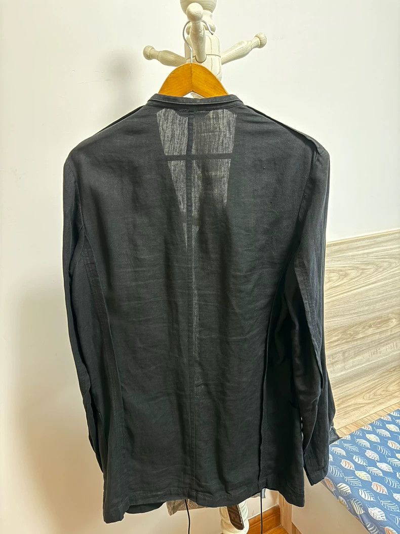 Yohji Yamamoto Yohji Yamamoto Linen Blazer Coat Size US M / EU 48-50 / 2 - 2 Thumbnail
