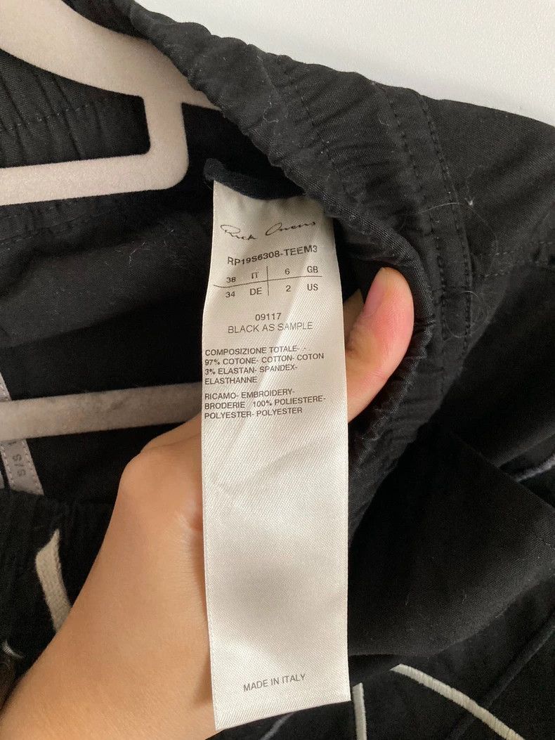Rick Owens Rick Owens Geometric Stitch Black Drop-Crotch Pants Size US 36 / EU 52 - 4 Thumbnail