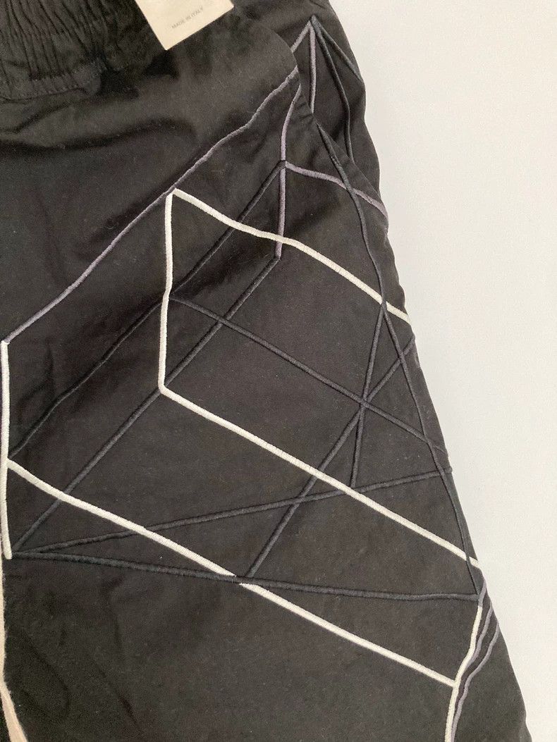 Rick Owens Rick Owens Geometric Stitch Black Drop-Crotch Pants Size US 36 / EU 52 - 5 Thumbnail