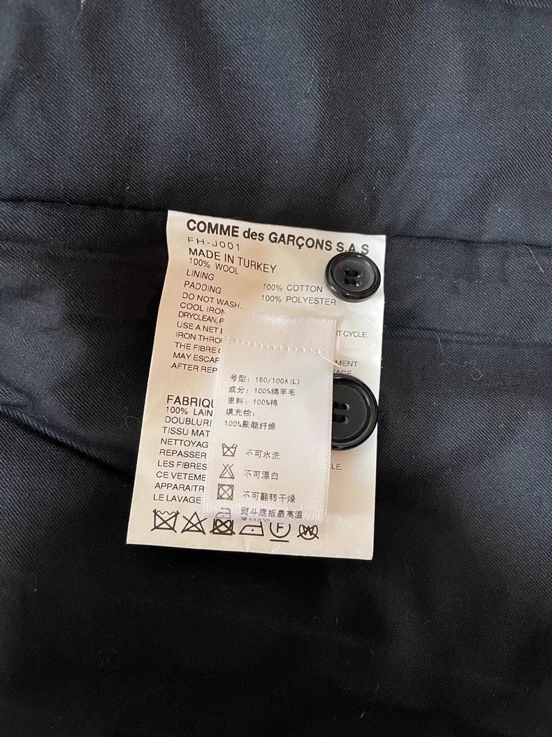 Comme des Garcons Comme des Garcons Padded Black Blazer Size US L / EU 52-54 / 3 - 4 Thumbnail