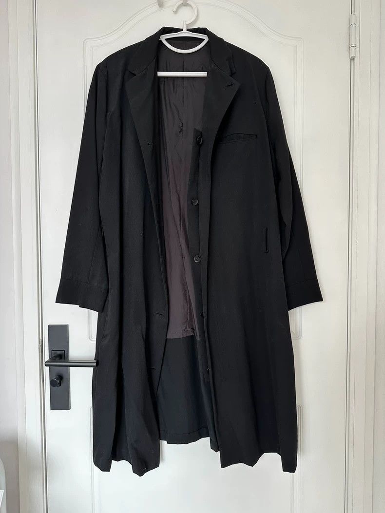 Yohji Yamamoto Yohji Yamamoto Black Long Coat Size US XS / EU 42 / 0 - 2 Thumbnail