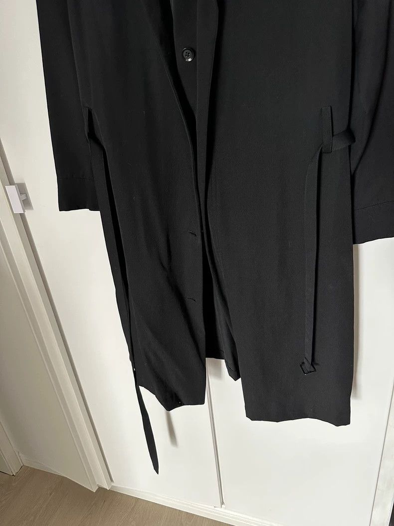 Yohji Yamamoto Yohji Yamamoto Black Long Coat Size US XS / EU 42 / 0 - 6 Thumbnail