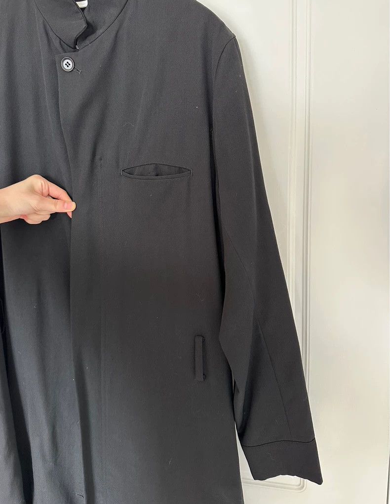 Yohji Yamamoto Yohji Yamamoto Black Long Coat Size US XS / EU 42 / 0 - 7 Thumbnail