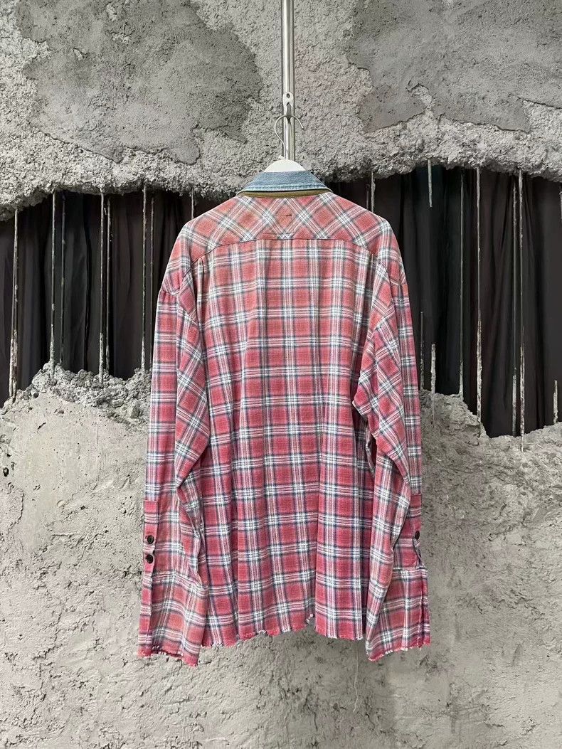 Greg Lauren Greg Lauren Plaid Button-Up Shirt Size US M / EU 48-50 / 2 - 2 Thumbnail