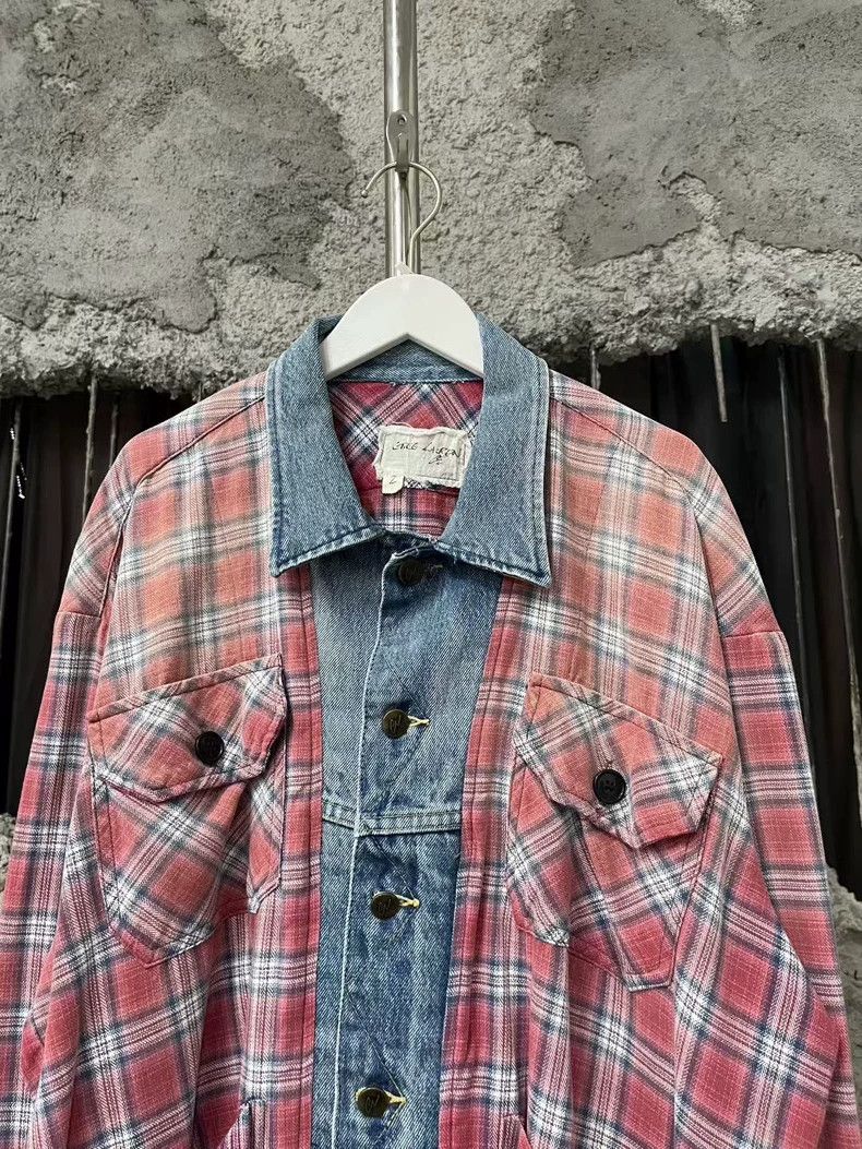 Greg Lauren Greg Lauren Plaid Button-Up Shirt Size US M / EU 48-50 / 2 - 3 Thumbnail