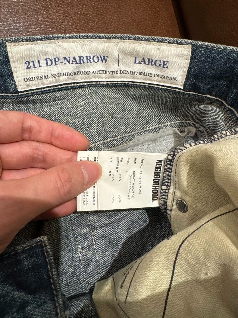 Neighborhood Neighborhood 21ss Distressed Denim Jeans Size US 32 / EU 48 - 3 Thumbnail