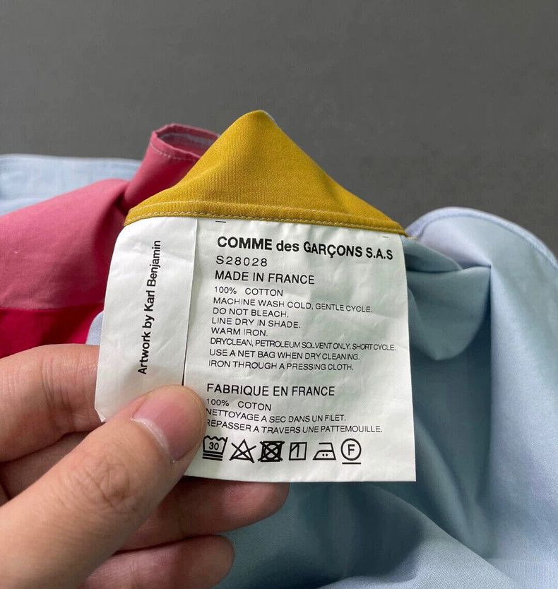 Comme des Garcons Comme des Garcons AW2020 Colorblock Shirt Size US M / EU 48-50 / 2 - 6 Thumbnail