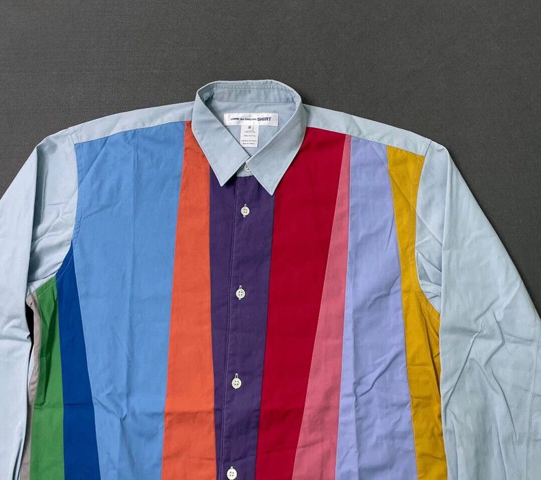 Comme des Garcons Comme des Garcons AW2020 Colorblock Shirt Size US M / EU 48-50 / 2 - 2 Thumbnail