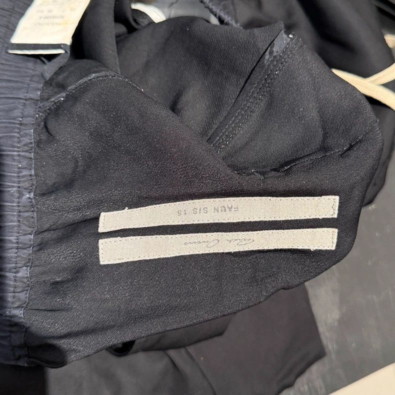 Rick Owens Rick Owens Silk Drawstring Shorts Size US 37 - 6 Thumbnail