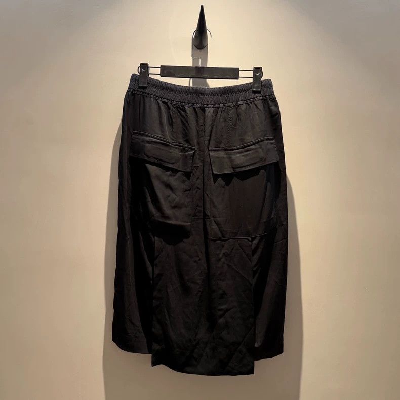 Rick Owens Rick Owens Silk Drawstring Shorts Size US 37 - 5 Thumbnail