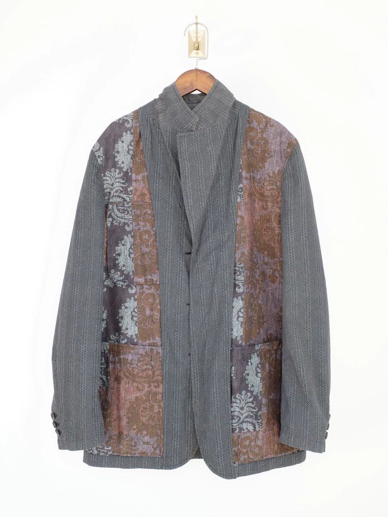 Comme des Garcons COMME des GARCONS 2003 Floral Gray Blazer Size US M / EU 48-50 / 2 - 2 Thumbnail