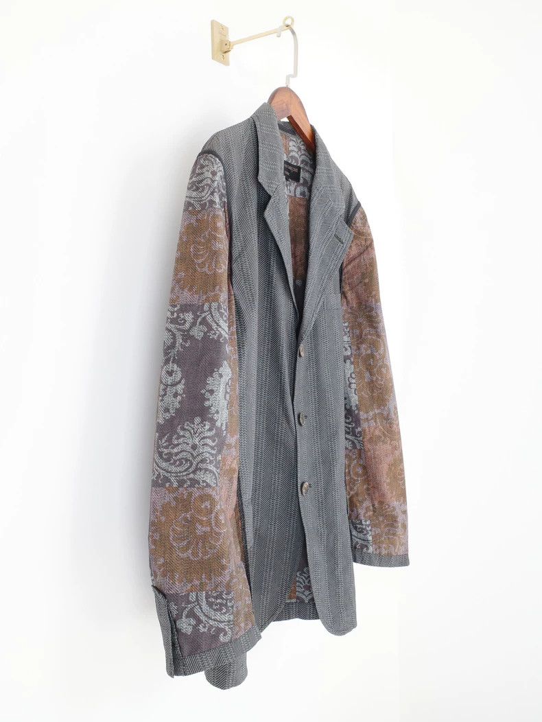 Comme des Garcons COMME des GARCONS 2003 Floral Gray Blazer Size US M / EU 48-50 / 2 - 6 Thumbnail