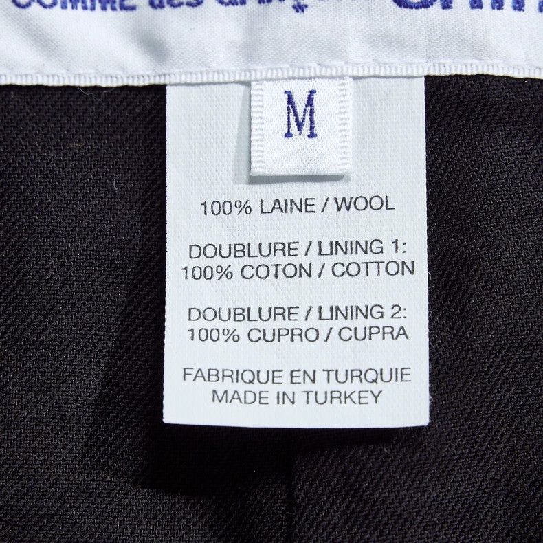 Comme des Garcons Comme des Garcons Men's Wool Blazer Size US M / EU 48-50 / 2 - 6 Thumbnail
