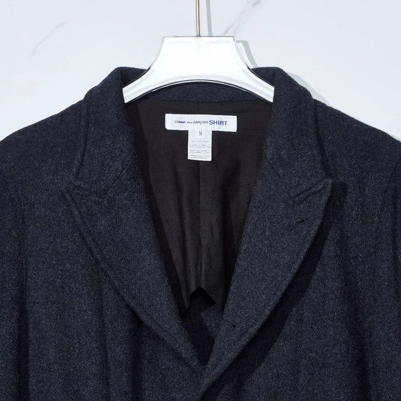 Comme des Garcons Comme des Garcons Men's Wool Blazer Size US M / EU 48-50 / 2 - 2 Thumbnail