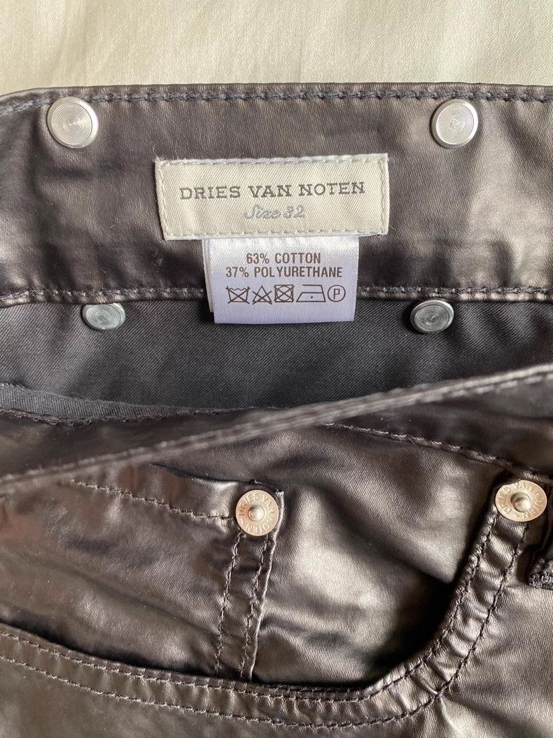 Dries Van Noten Dries Van Noten Faux Leather Pants Size US 32 / EU 48 - 3 Thumbnail