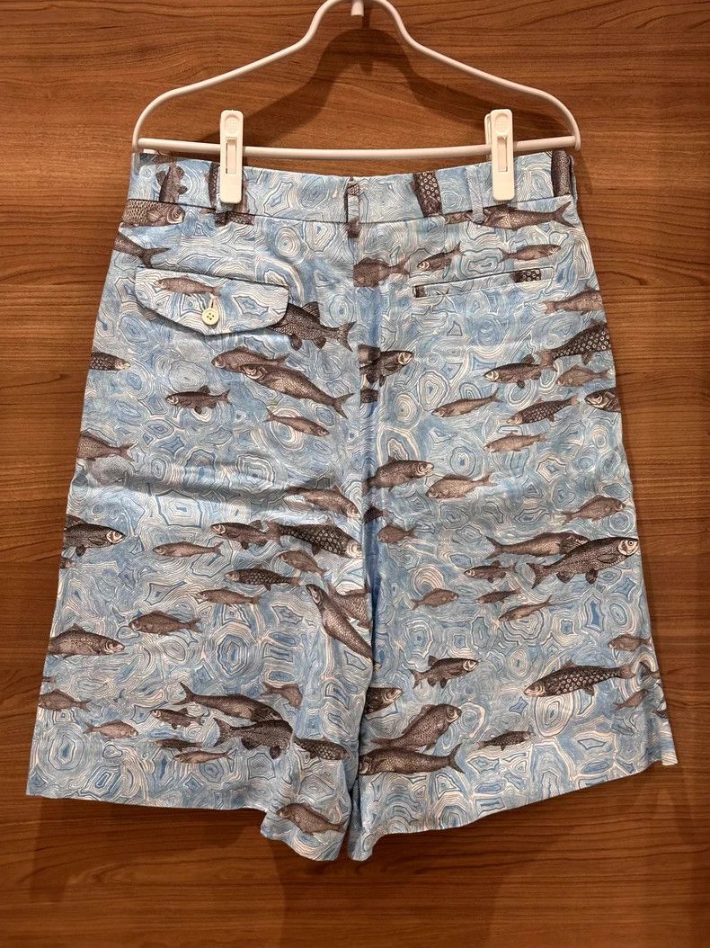 Comme des Garcons COMME des GARCONS HOMME PLUS Fish Print Shorts Size US 30 / EU 46 - 4 Thumbnail