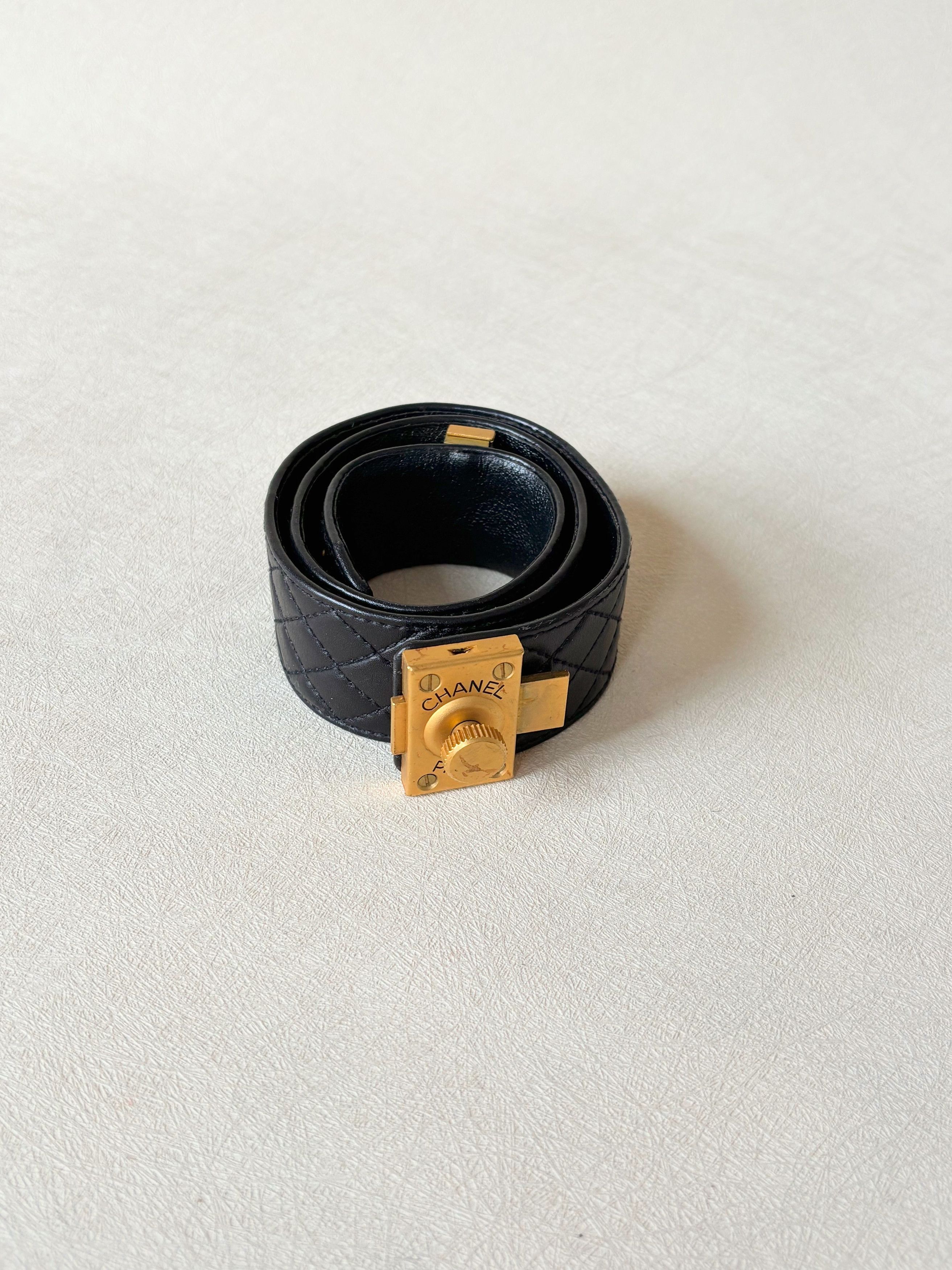 Chanel Ceinture cuir 1994 Size ONE SIZE - 3 Thumbnail