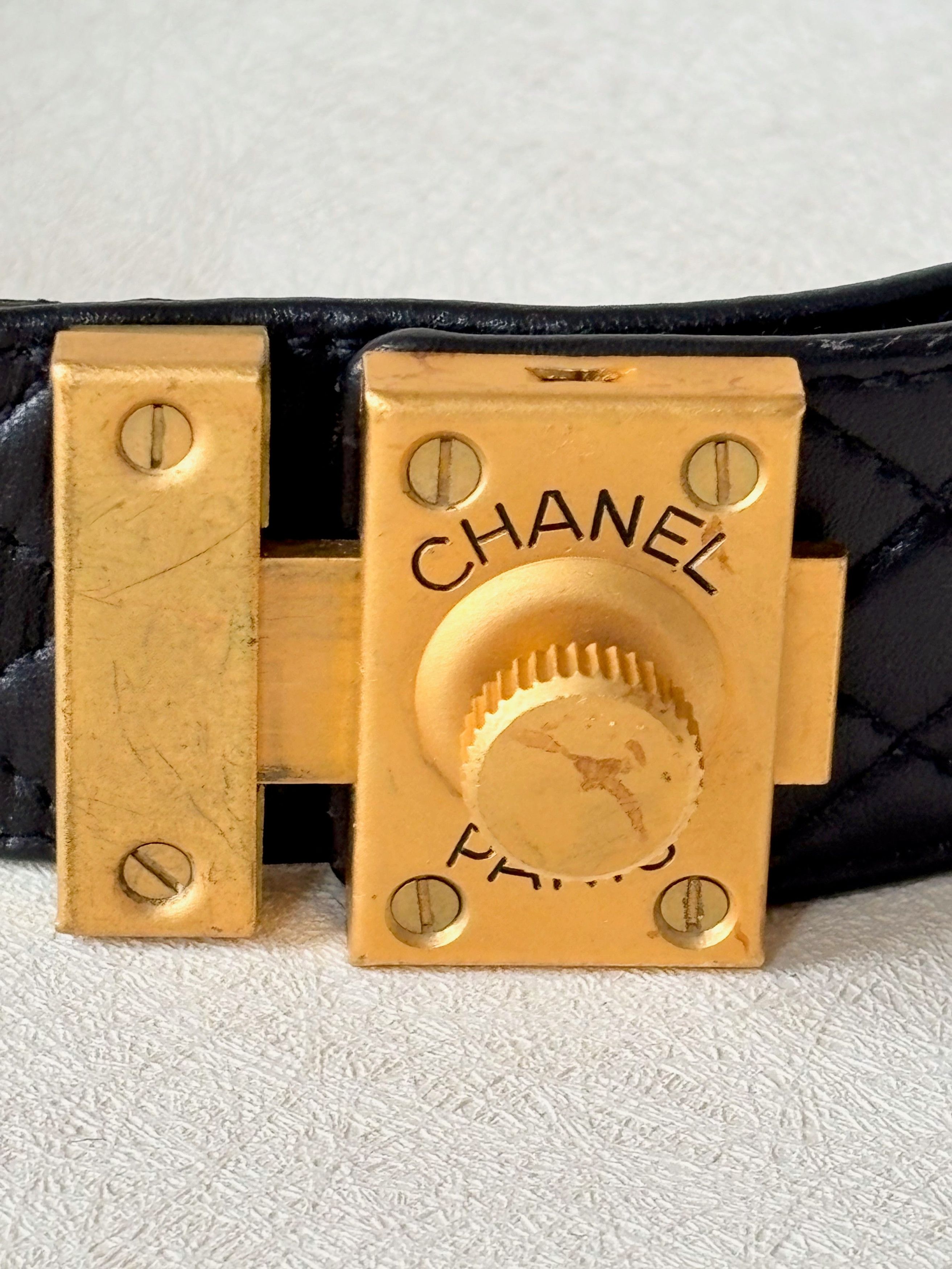 Chanel Ceinture cuir 1994 Size ONE SIZE - 2 Thumbnail