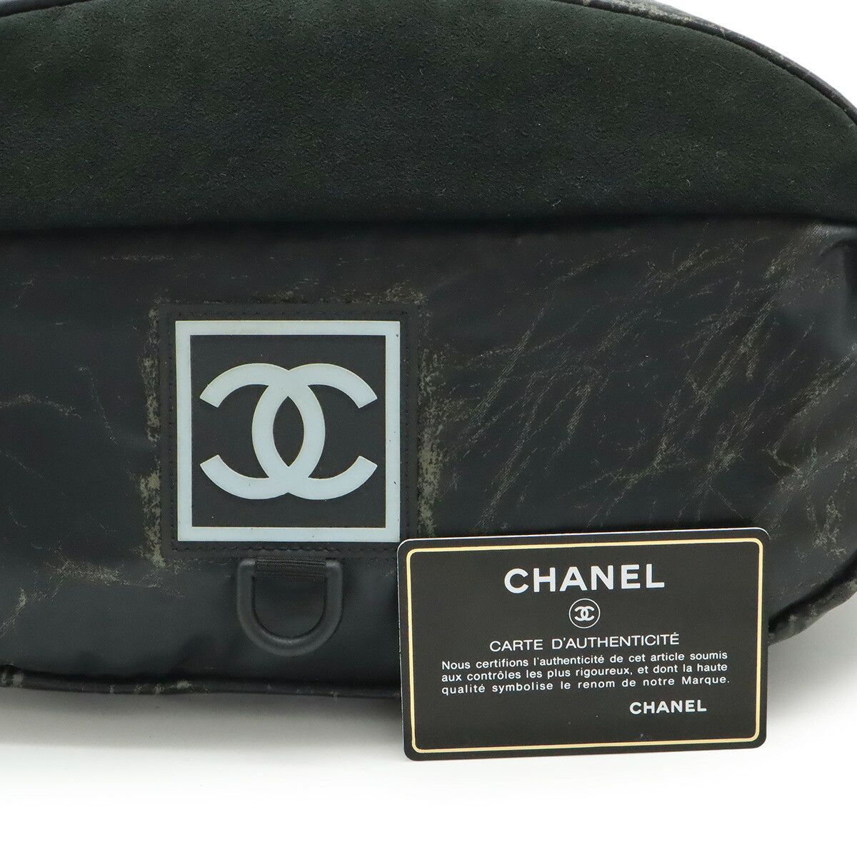 Chanel Chanel Chanel Sports Line Rubber Suede Waist Bag Suede Belt Bag A23811 DUTY FREE for USA Size ONE SIZE - 9 Thumbnail