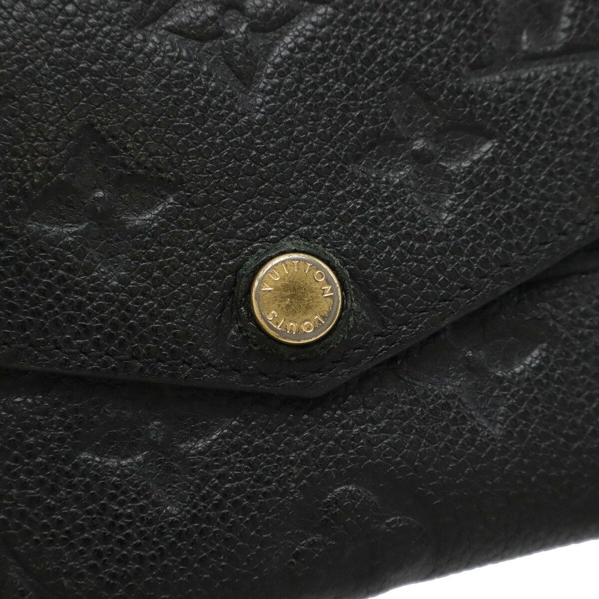 Louis Vuitton Louis Vuitton Louis Vuitton Pochette Clé Monogram Empreinte Coin Purse Leather Coin Case M60633 DUTY FREE for USA Size ONE SIZE - 4 Thumbnail