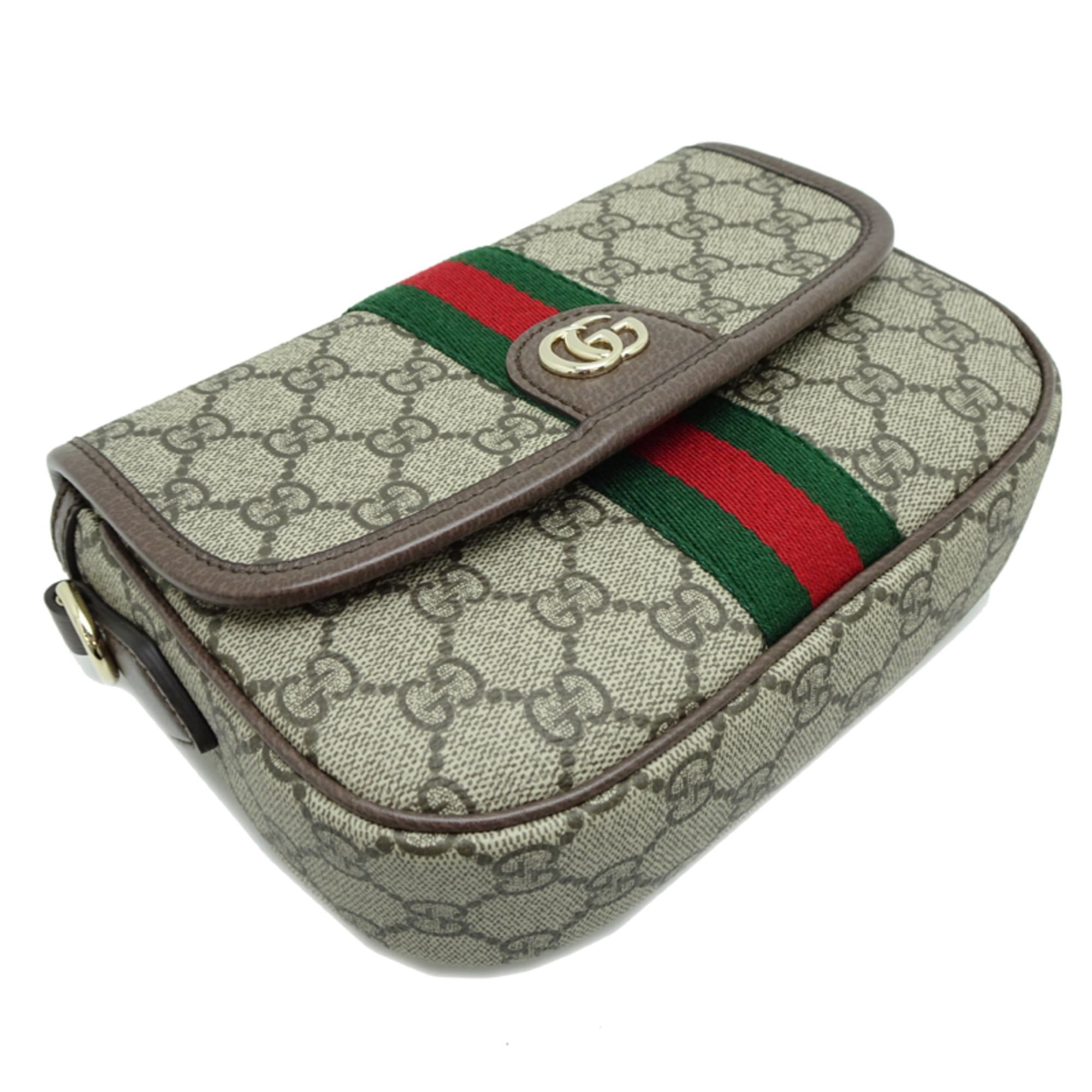 Gucci Gucci Ophidia Small Top Handle Bag, Women's Shoulder 836843, GG Supreme, Beige Size ONE SIZE - 3 Thumbnail