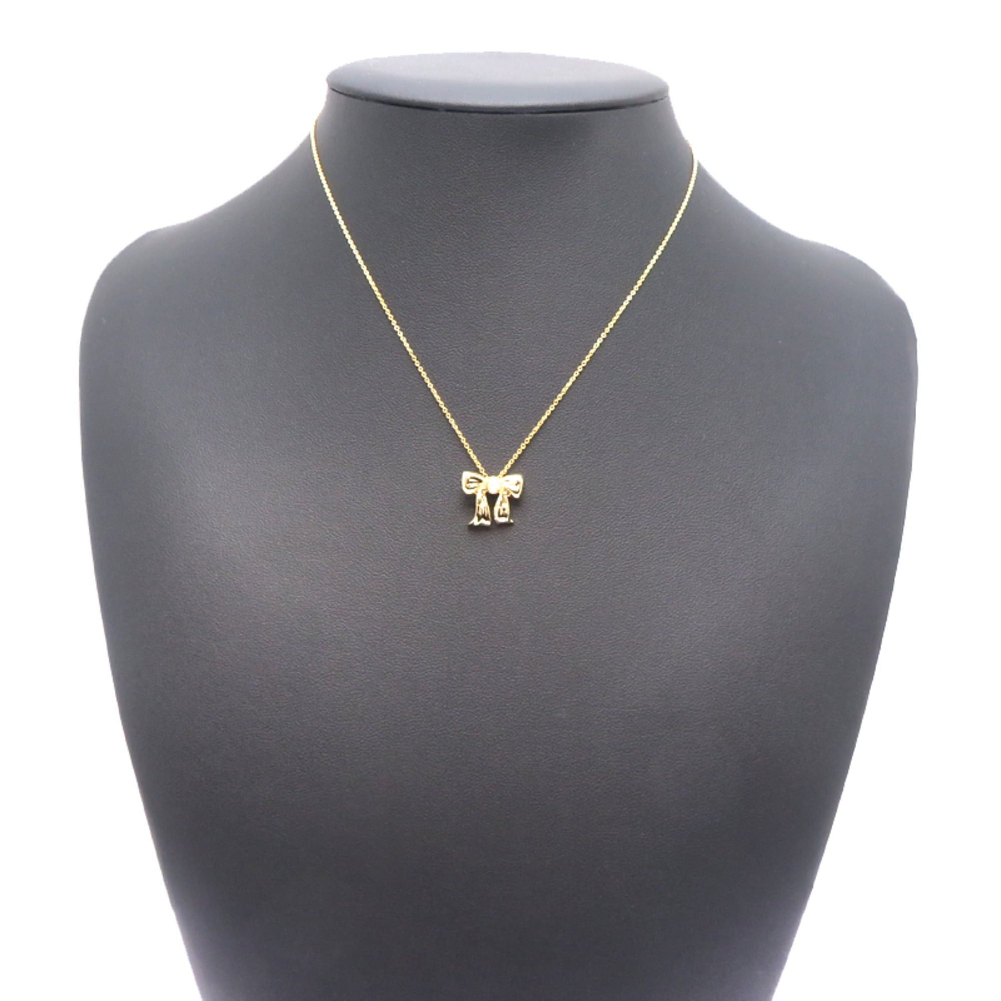 Tiffany & Co. Tiffany Ribbon Women's Necklace in 750 Yellow Gold Size ONE SIZE - 8 Thumbnail