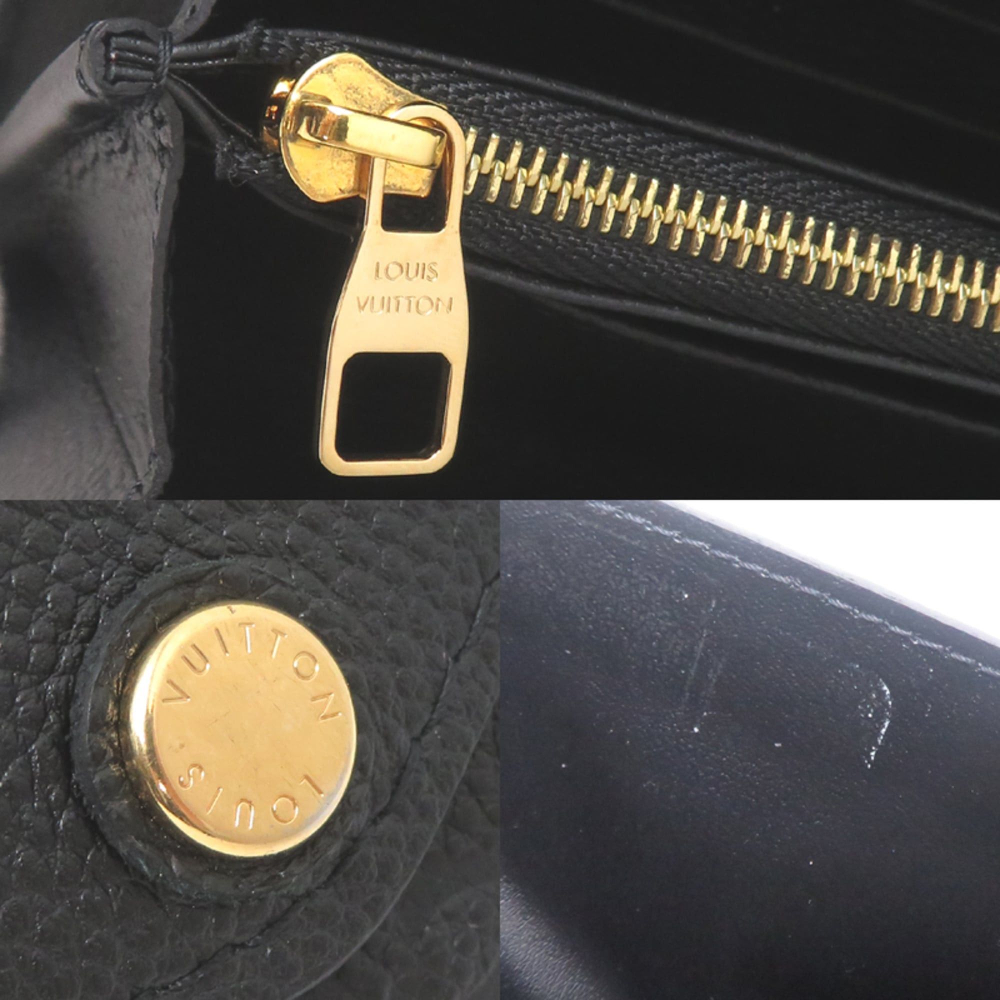 Louis Vuitton Louis Vuitton Portefeuille Sarah Women's Long Wallet M61182 Monogram Empreinte Noir (Black) Size ONE SIZE - 9 Thumbnail