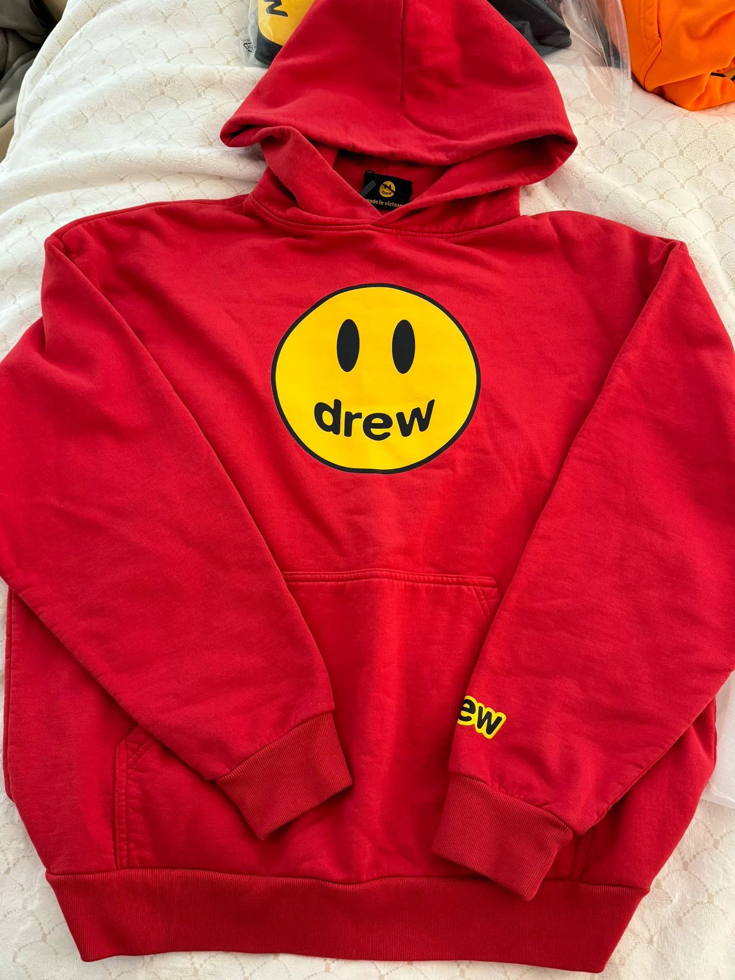 Drew House red smiley face hoodie from drew house Size US S / EU 44-46 / 1 - 2 Thumbnail