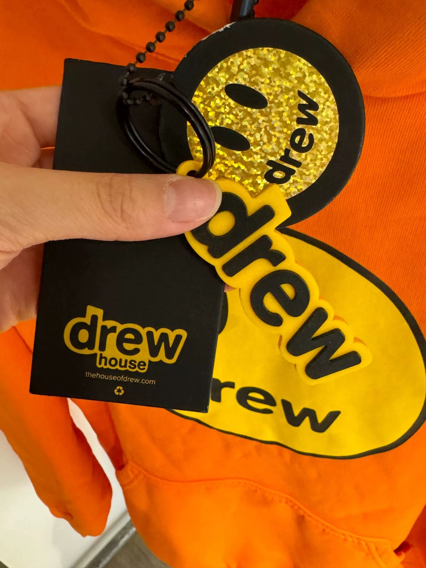 Drew House drew house orange smiley face hooded sweatshirt Size US S / EU 44-46 / 1 - 4 Thumbnail