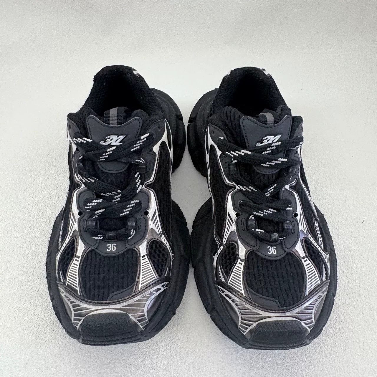 Balenciaga balenciaga thick-soled low-top dad sneakers Size US 6 / IT 36 - 2 Thumbnail