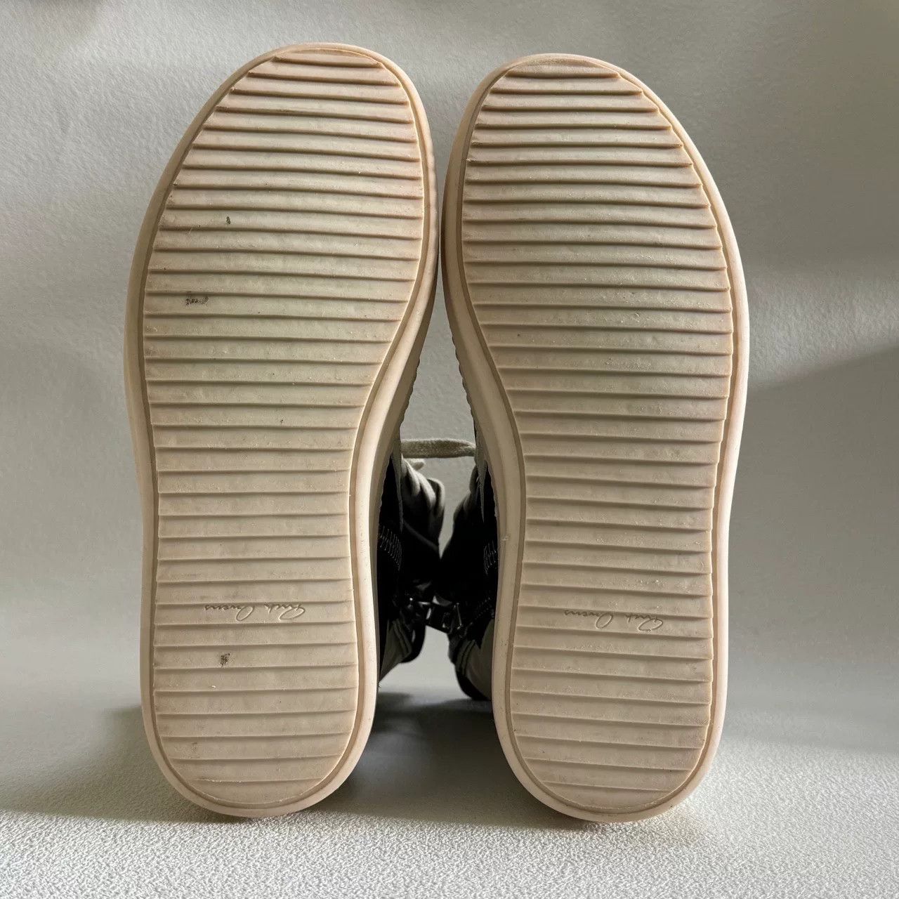 Rick Owens rick owens black and white leather sneakers Size US 5 / EU 37 - 6 Thumbnail