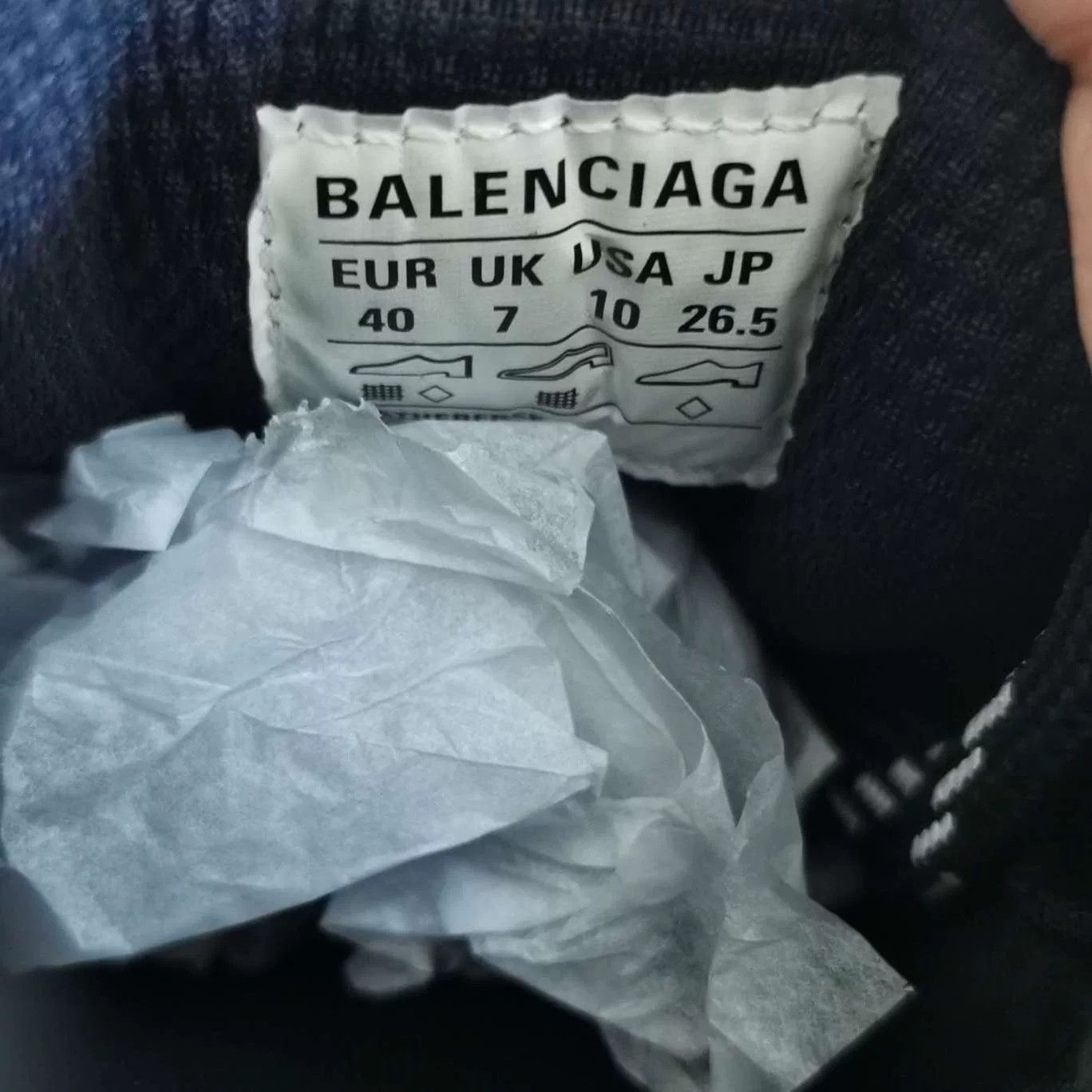 Balenciaga balenciaga low-top dad sneakers in black and white Size US 7.5 / EU 40-41 - 5 Thumbnail