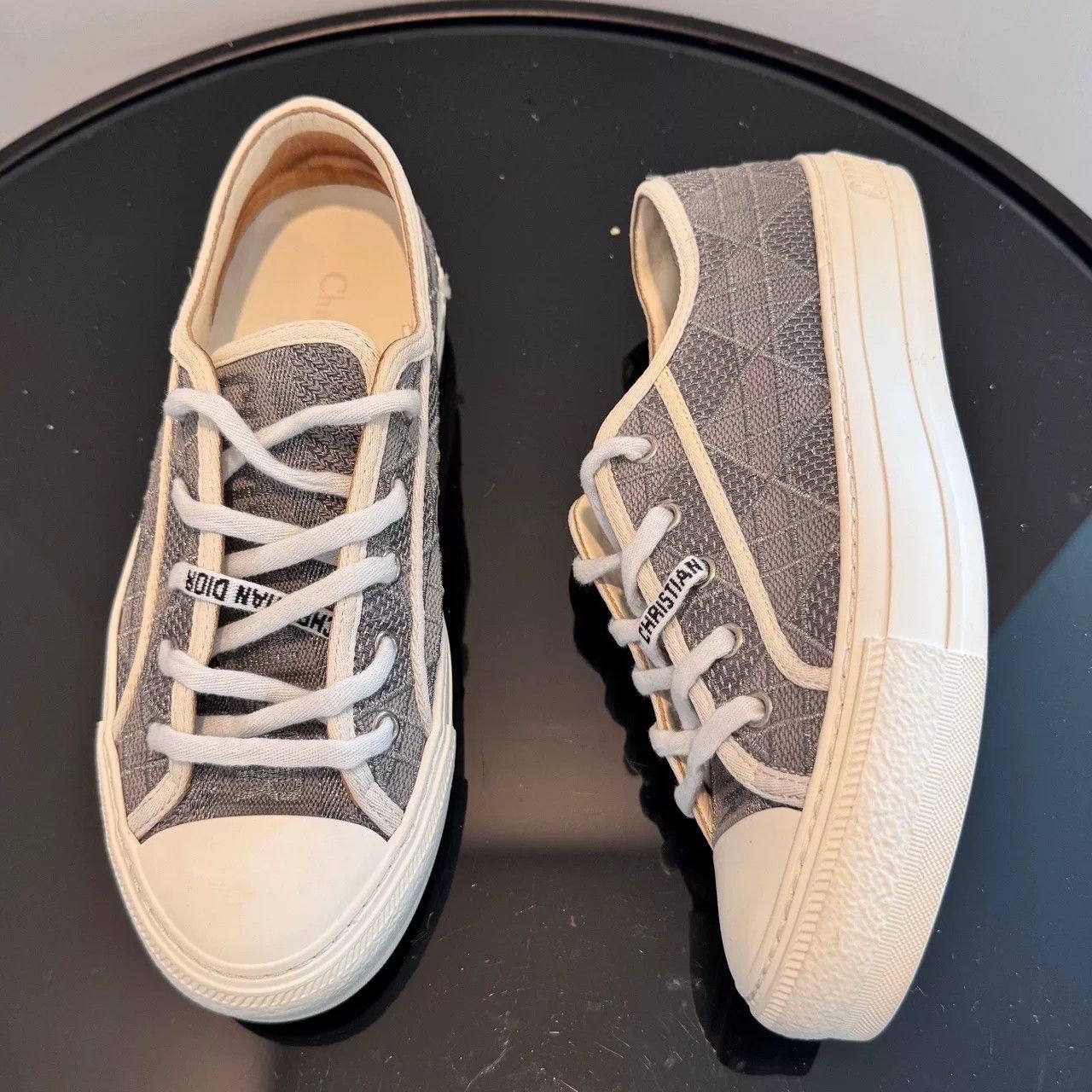 Dior dior gray low-top sneakers walk n Size US 8.5 / EU 41-42 - 6 Thumbnail