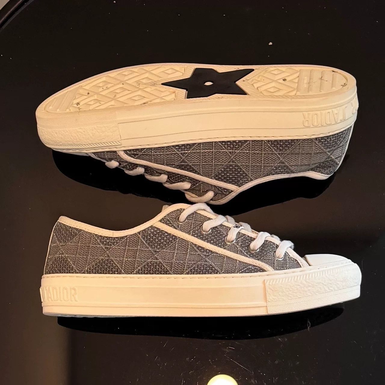 Dior dior gray low-top sneakers walk n Size US 8.5 / EU 41-42 - 5 Thumbnail