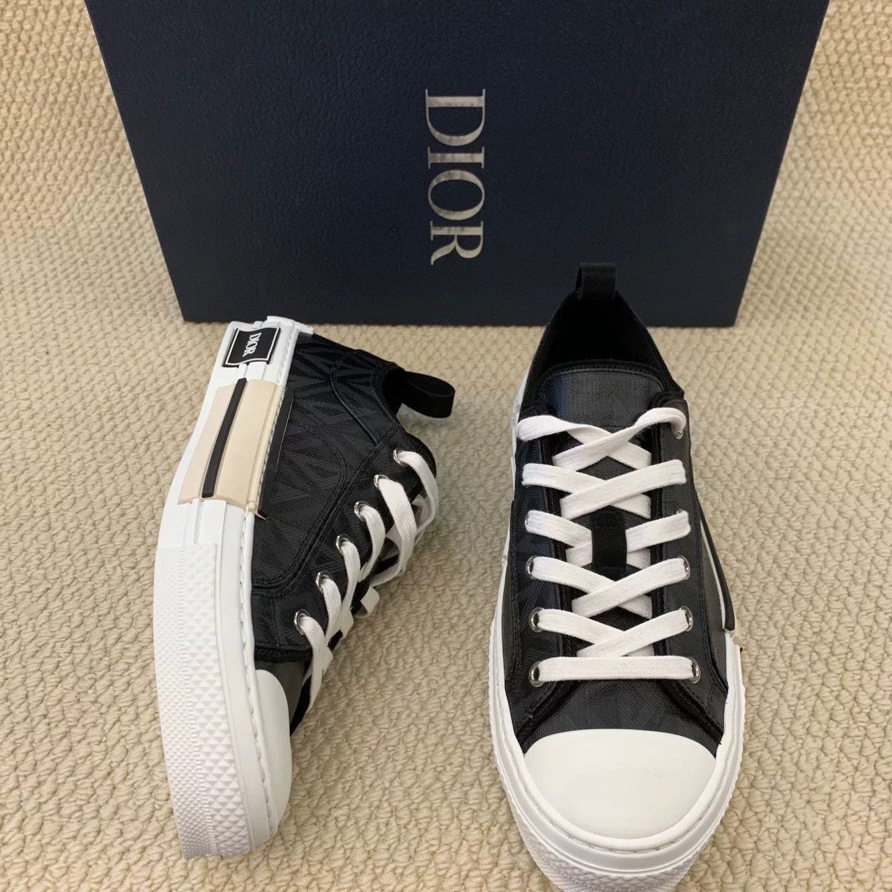 Dior dior b23 low-top leather sneakers for men Size US 7.5 / EU 40-41 - 9 Thumbnail