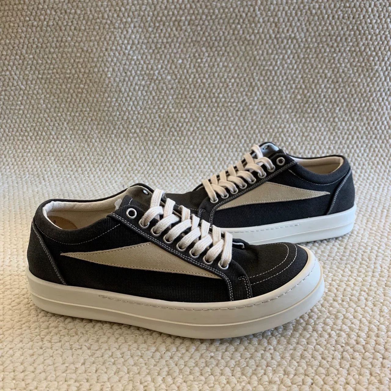Rick Owens rick owens x vans classic canvas sneakers Size US 7 / EU 40 - 7 Thumbnail
