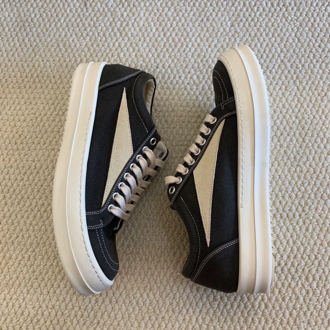 Rick Owens rick owens x vans classic canvas sneakers Size US 7 / EU 40 - 9 Thumbnail